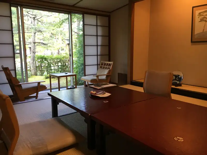 Our ryokan room