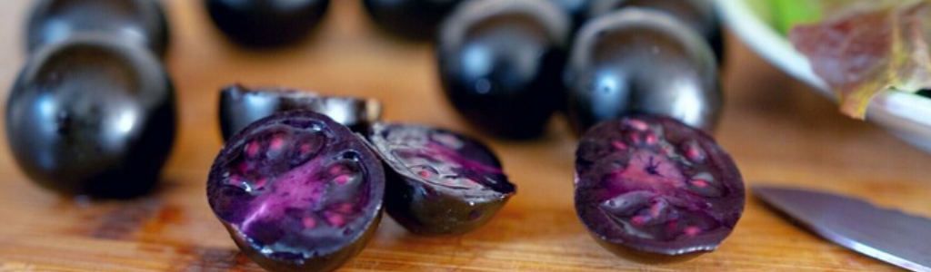 Behold: the purple tomato.