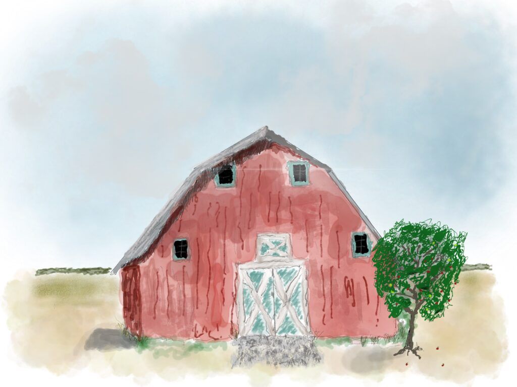 Barn just off of Rt 1, ME.