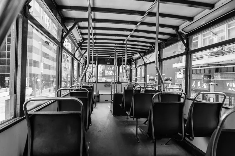 Tram in Kennedy Town.